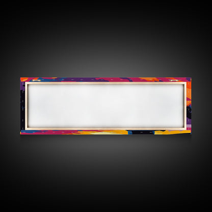 Lantern Glow, Sunset Reflection, Warm Fall Colors, Canvas Print, Cozy Living Room Art, Rustic Nature Decor, Cabin Ambiance, Vibrant Art