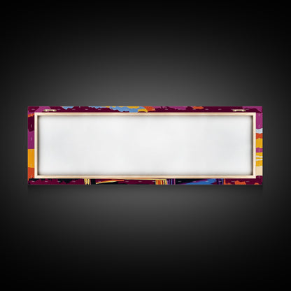 Wooden Box, Country Sunset, Canvas Print, Farmhouse Wall Art, Autumn Decor, Rustic Landscape Art, Warm Tones, Nature Wall Art