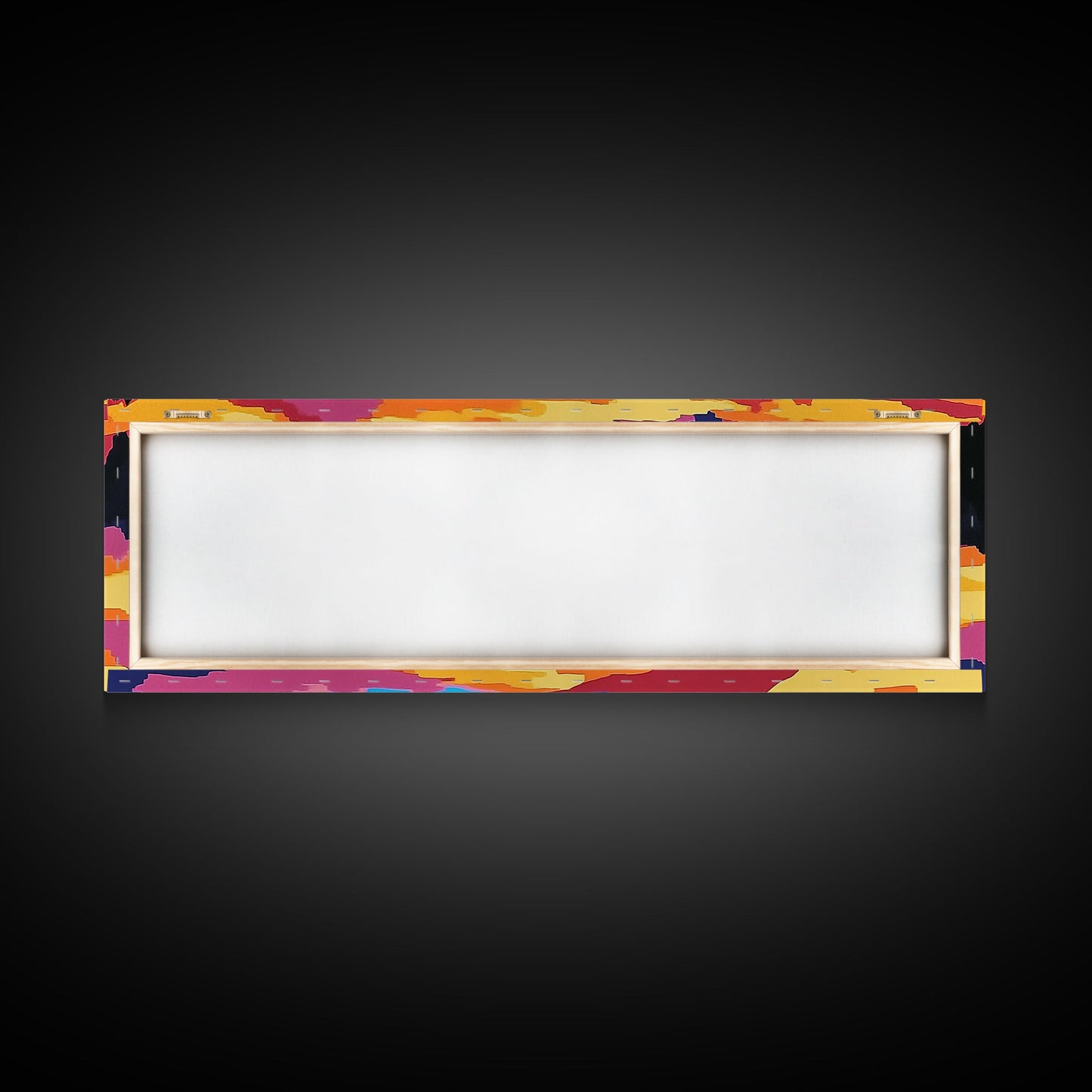 Canoe, Sunset, Water, Framed Canvas Print, Vibrant Lake Art, Nature Wall Art, Rustic Decor, Adventure Art, Cabin Wall Art, Autumn Artwork