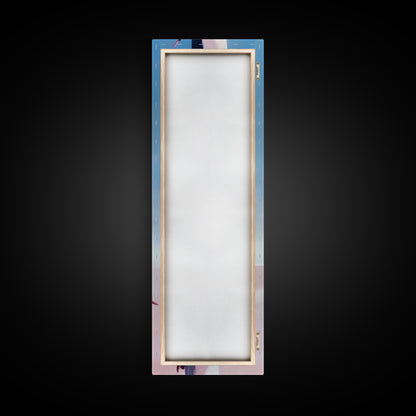 Barbed Wire Fence, Rustic Western, Moody Pink Art, Framed Canvas Print, Minimalist Farmhouse, Modern Wall Art, Entryway Decor