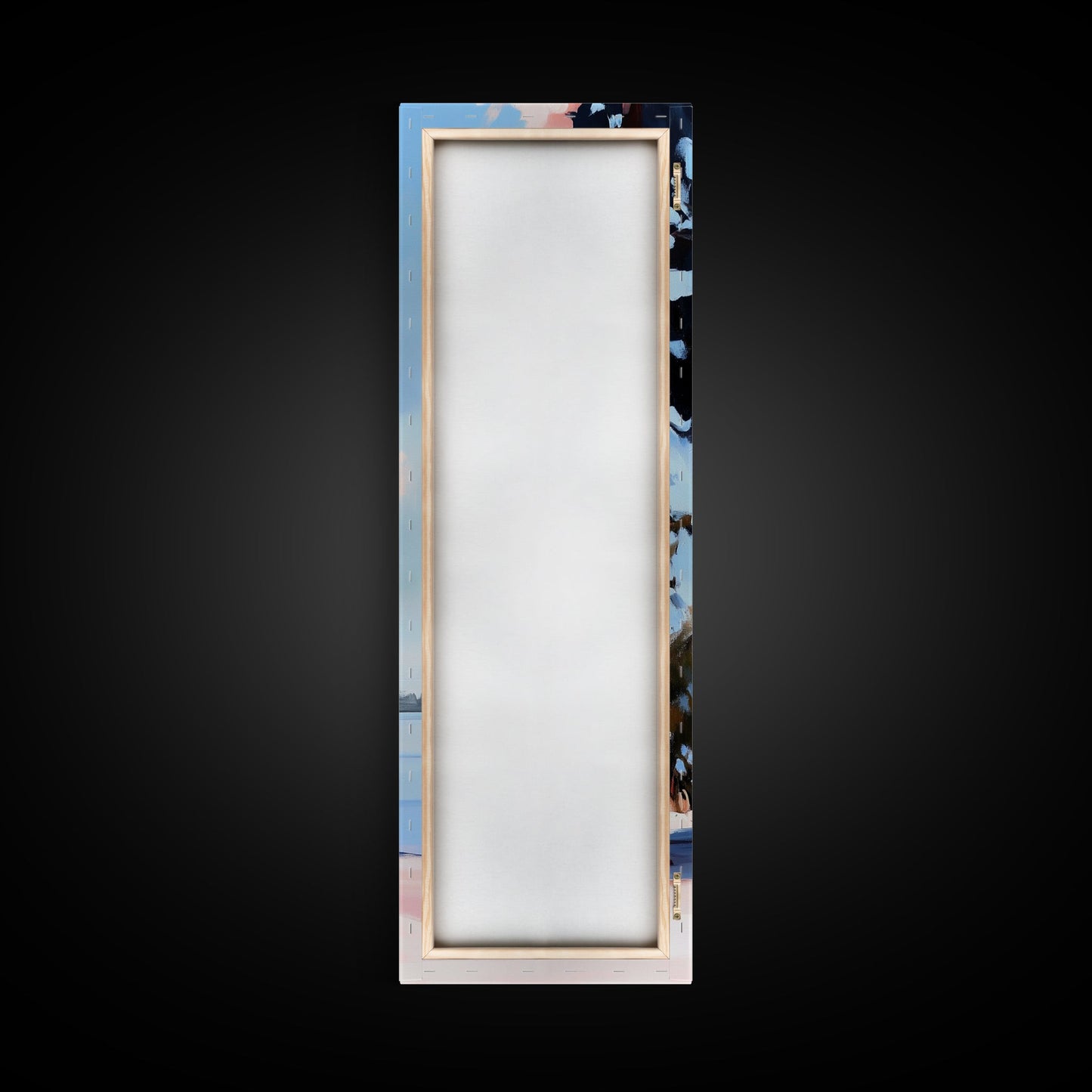 Lakeside Tree, Nature Artwork, Coastal Wall Art, Serenity Print, Canvas Print, Boho Landscape, Minimalist Art, Neutral Tones, Home Decor