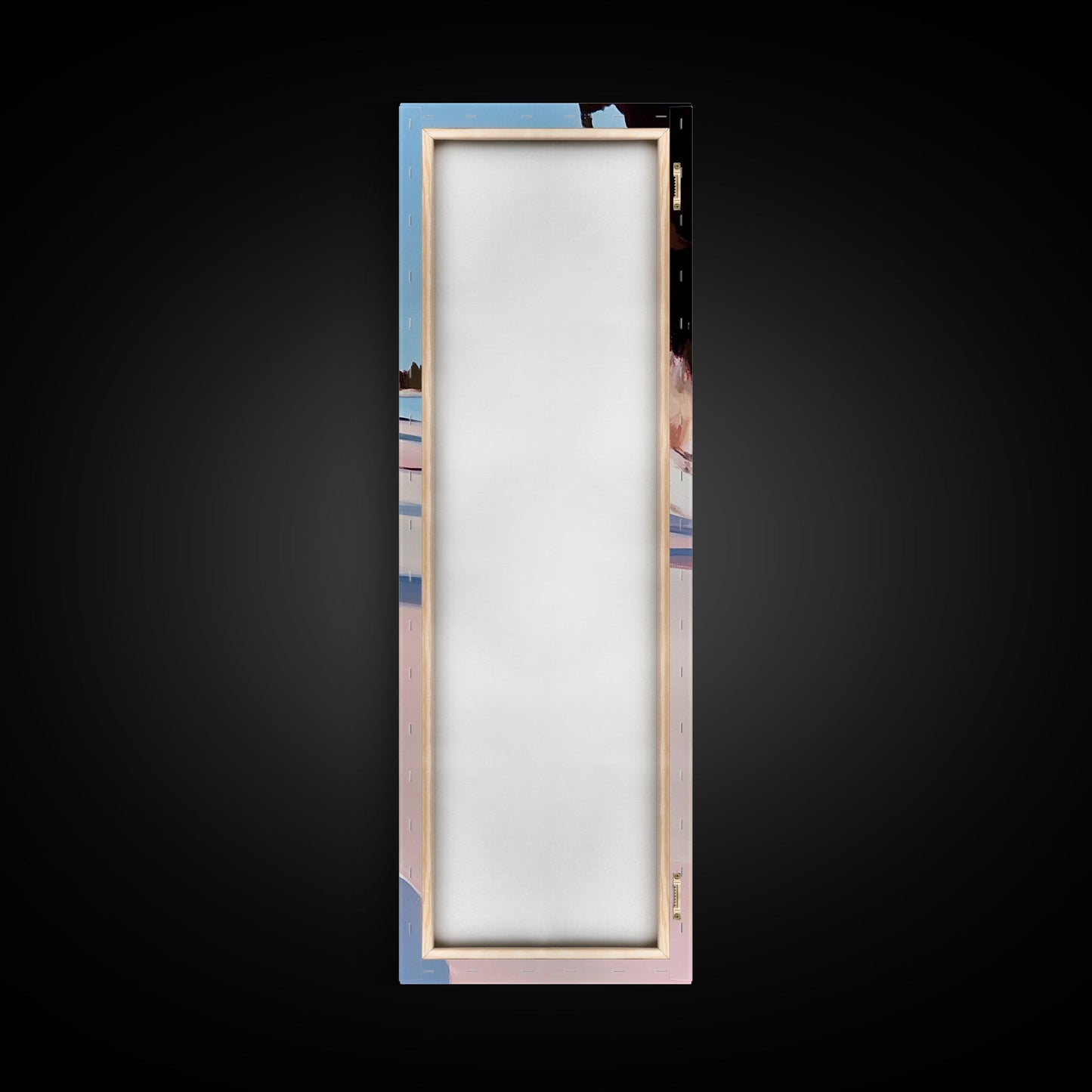 Sandy Beach, Coastal Landscape, Pastel Beach Art, Modern Nature, Canvas Print, Minimalist Seascape, Living Room Wall Art, Bedroom Decor