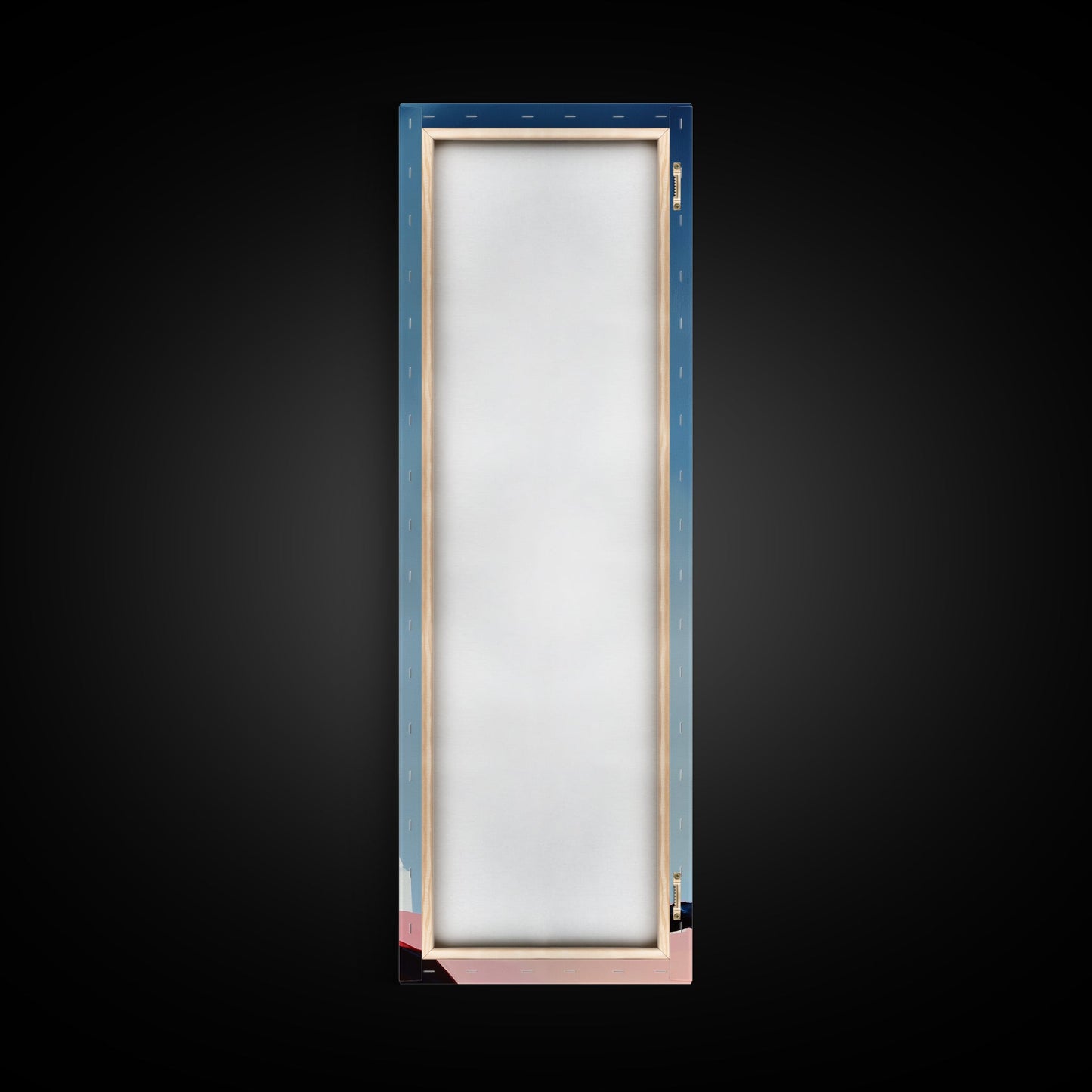 Lighthouse, Coastal Art, Nautical, Beach House Decor, Ocean Wall Art, Minimalist Seascape, Blue Wall Art, Framed Canvas Print