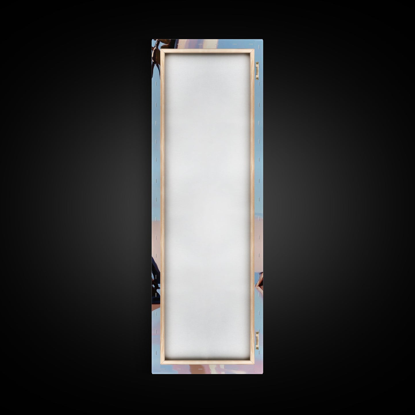 Tree trunk Coastal Home Decor, Blue Sky Painting, Seaside Aesthetic, Living Room Art, Canvas Print, Housewarming Gift