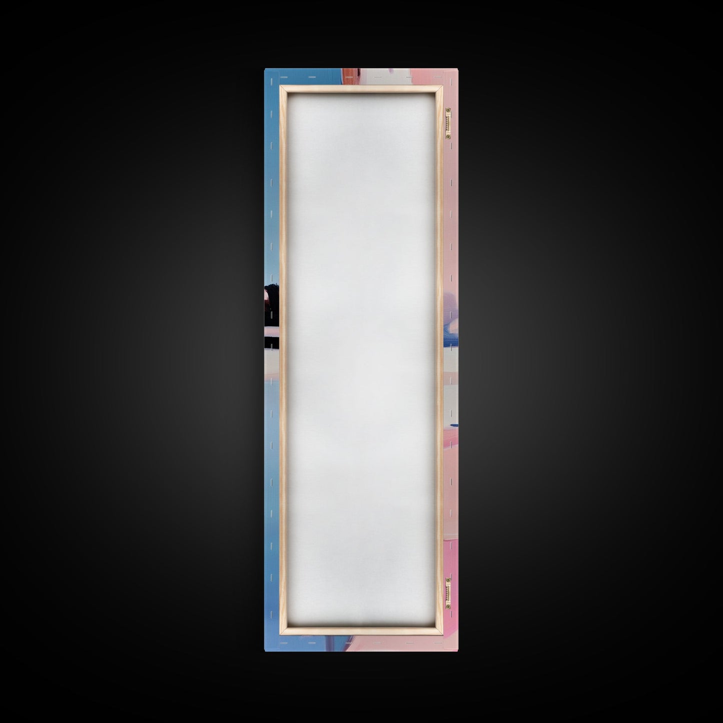 Ocean Reflection, Beach Wall Art, Minimalist Coastal Decor, Pastel Landscape, Serene Seascape, Living Room Art, Canvas Print, Gift Idea