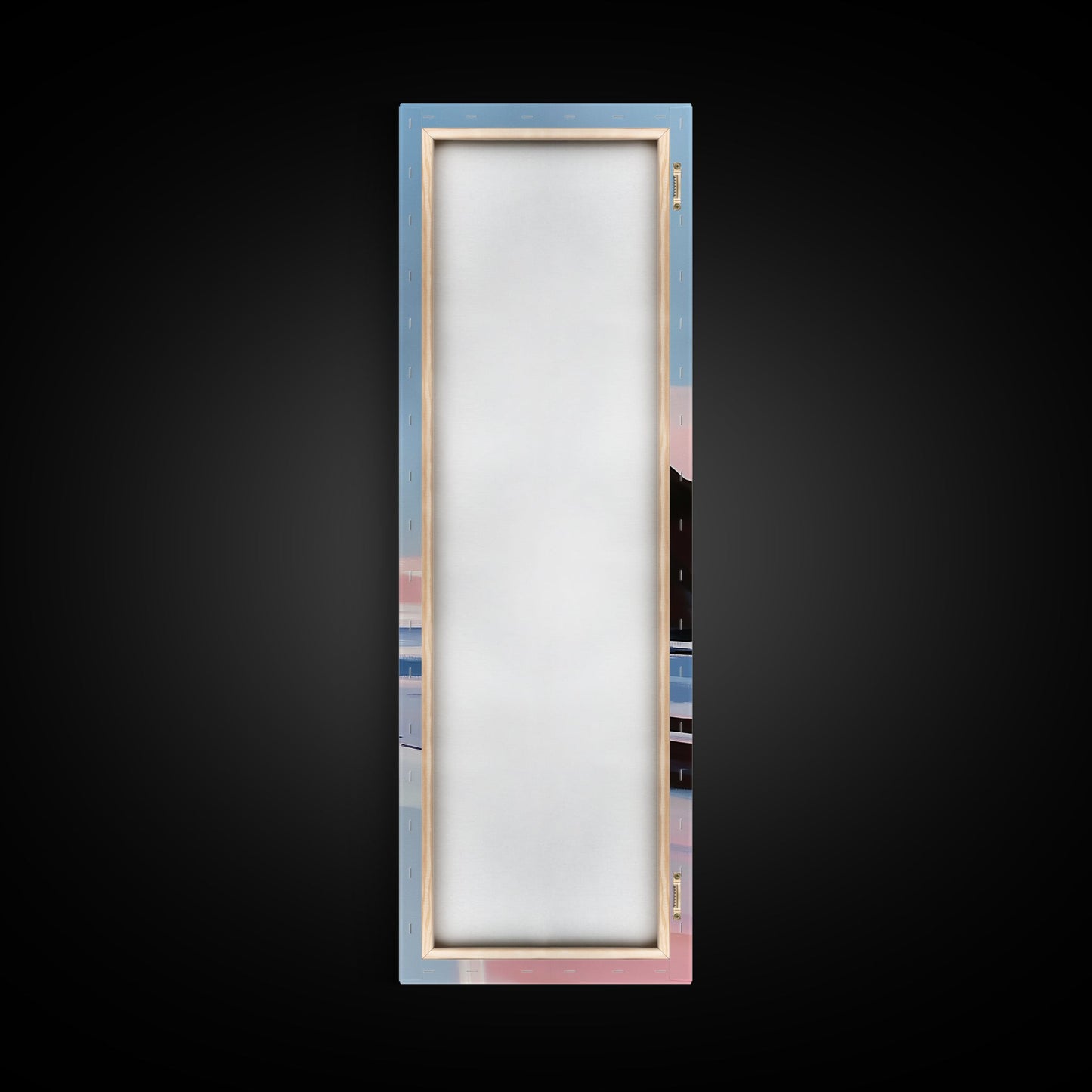 Pink Cloud, Dreamy Landscape, Soft Color Art, Aesthetic Sky, Boho Home Decor, Tranquil Seascape, Bedroom Wall Art, Framed Canvas Print