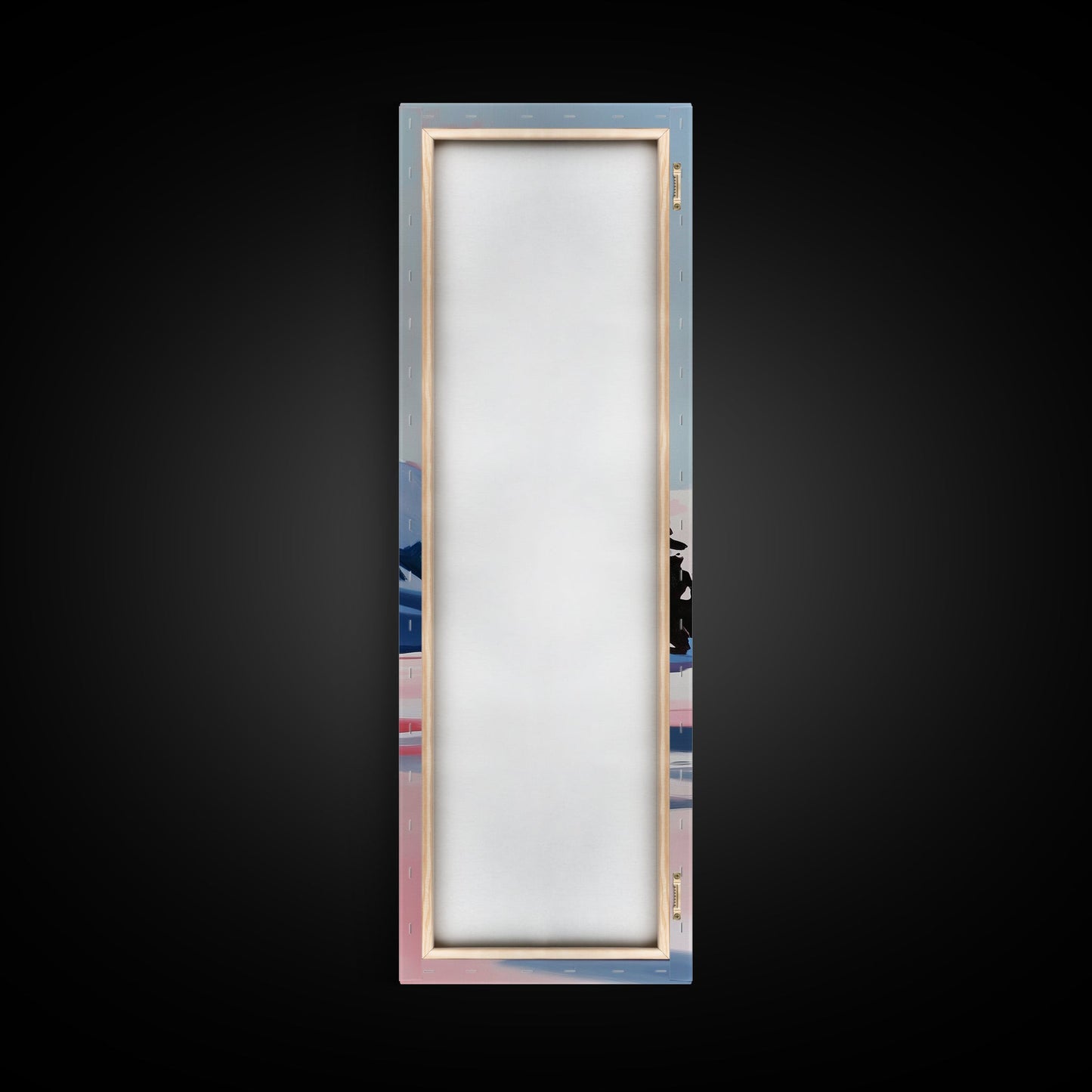 Winter Landscape, Snowy Mountain, Framed Canvas Print, Contemporary Wall Art, Minimalist Aesthetic, Living Room Wall Art