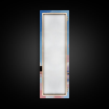 Sunset Clouds, Dreamy Sky, Soft Pastel, Aesthetic Landscape, Minimalist Art, Calm Atmosphere, Living Room, Canvas Print