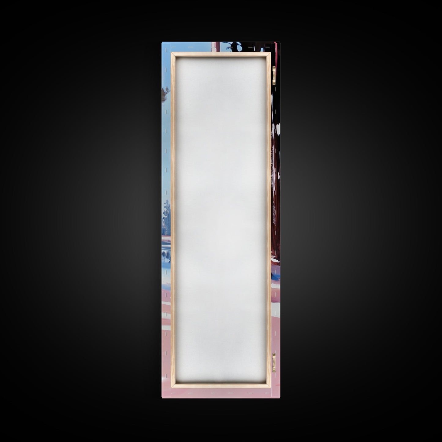 Pine Trees, Tranquil Forest, Nature Wall Art, Minimalist Tree Painting, Modern Landscape, Calm Home Decor, Framed Canvas Print