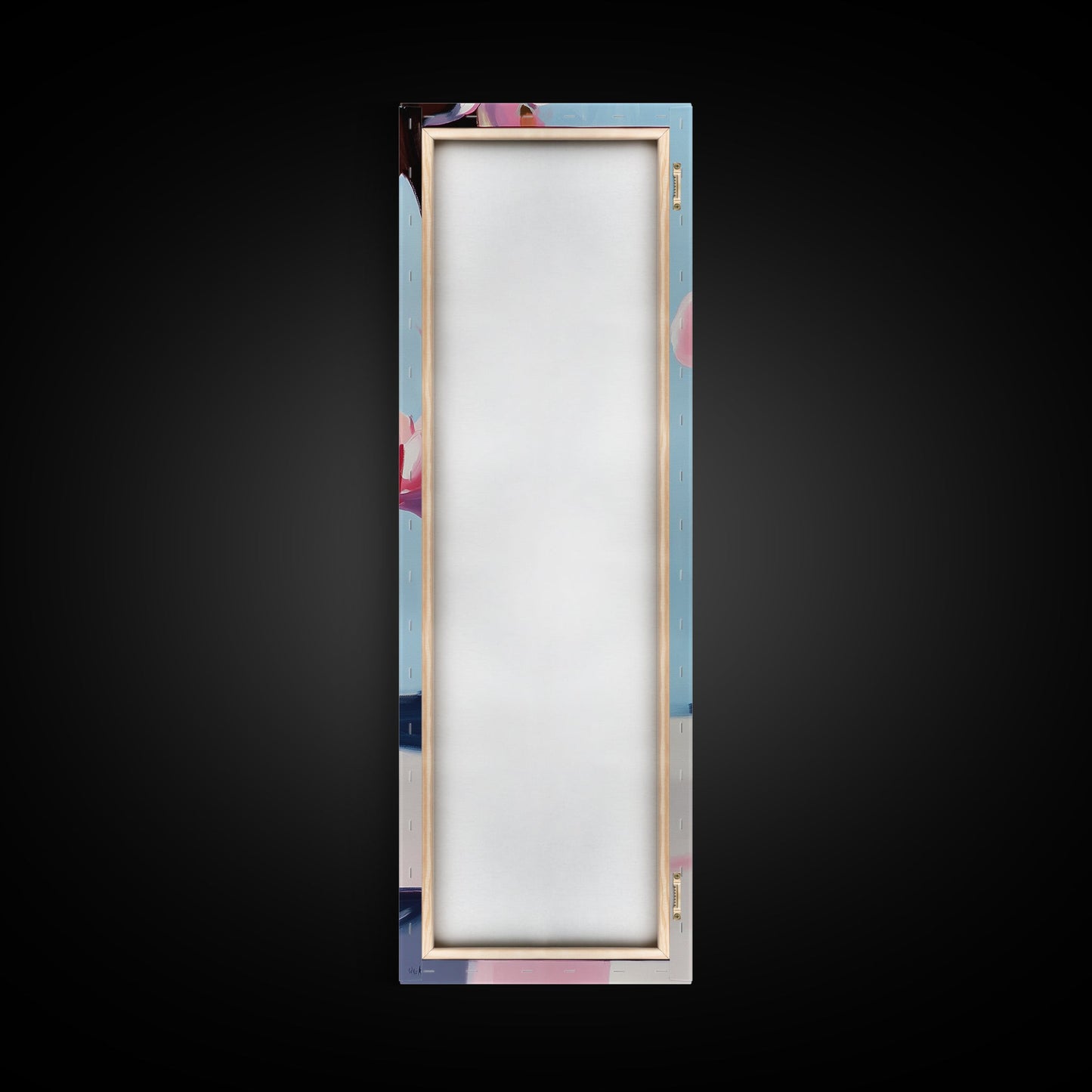 Floral Vase, Pink Magnolia, Modern Impressionist, Canvas Print, Botanical Wall Art, Elegant Decor, Bedroom Art, Feminine Aesthetic