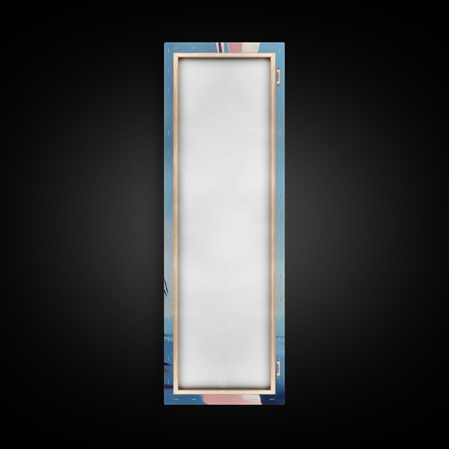 Sailboat Reflection, Nautical Painting, Coastal Wall Art, Canvas Print, Ocean Lover Gift, Modern Seascape, Beach House Decor