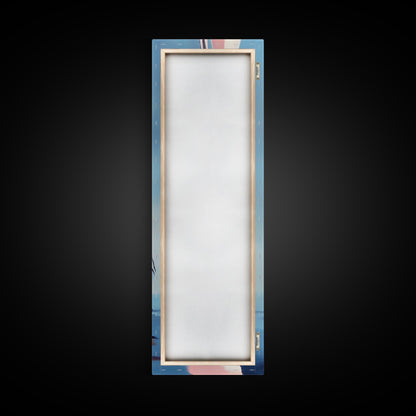 Sailboat Reflection, Nautical Painting, Coastal Wall Art, Canvas Print, Ocean Lover Gift, Modern Seascape, Beach House Decor