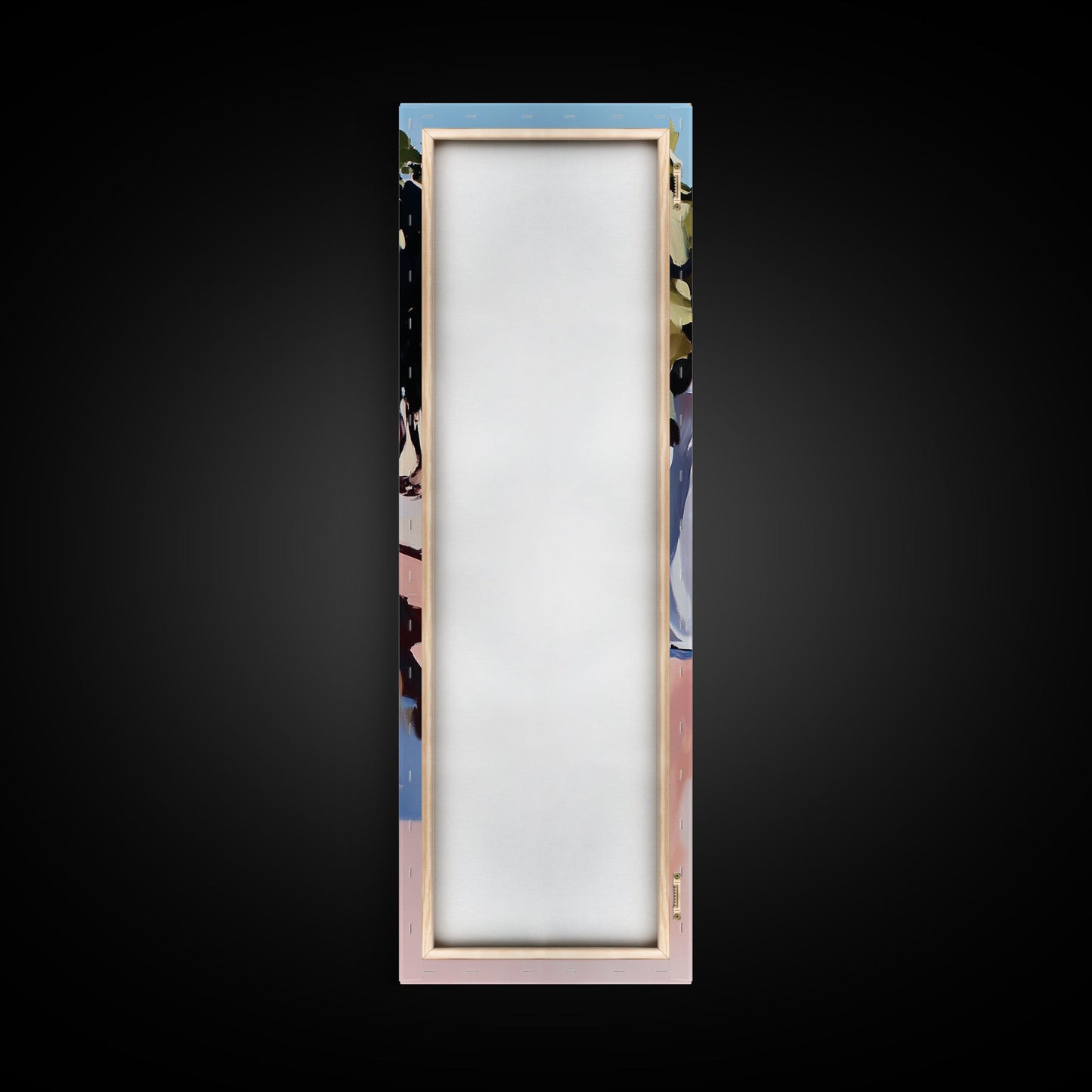 Weinbergweg, sanfte Hügel, ländliches Weinland, Leinwanddruck, naturnahe Wandkunst, elegante Landschaft, idyllische Naturszene