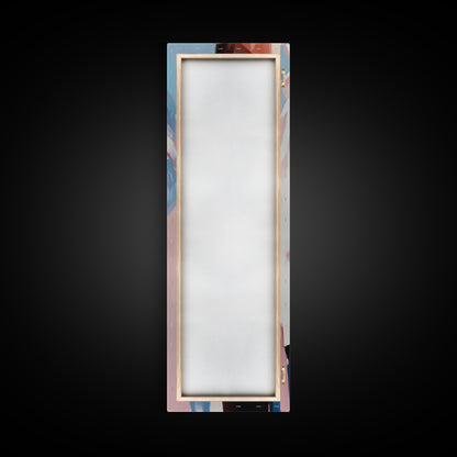 Revolverheld, Westernkunst, gerahmter Leinwanddruck, moderne Cowboy-Wandkunst, maskuline Bürodekoration, dramatische Filmszene, Pop-Art-Ästhetik