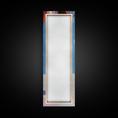 Pink Cowboy Boots, Western Aesthetic, Fashion Art, Canvas Print, Cowgirl Wall Art, Feminine Decor, Boho Style, Chic Bedroom Artwork