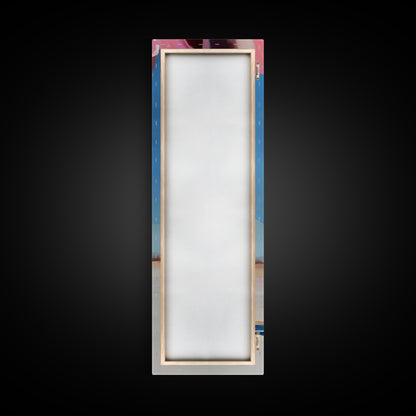 Cowgirl Portrait, Western Elegance, Feminine Art, Canvas Print, Fashion Wall Art, Chic Decor, Stylish Home Accent, Bedroom Aesthetic