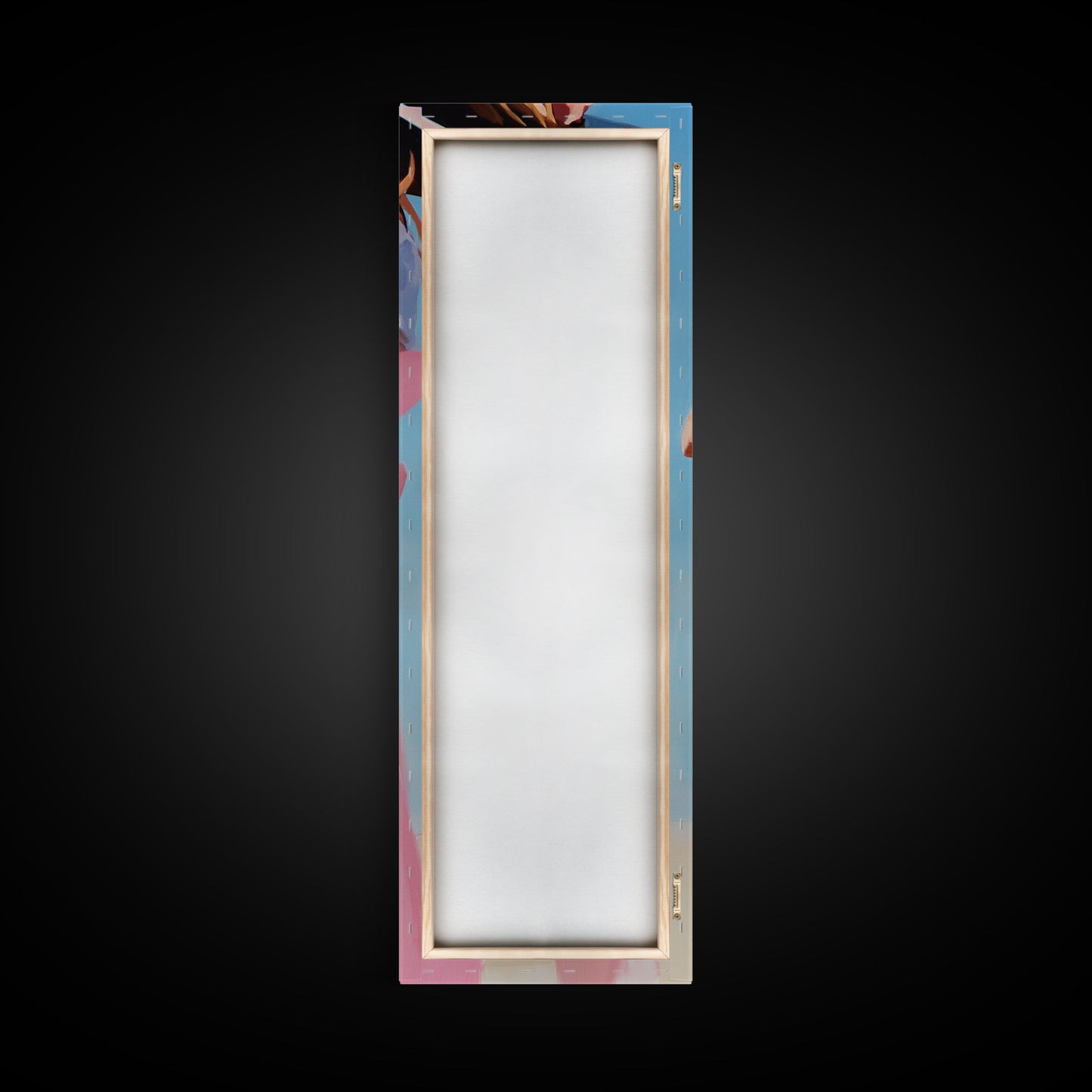 Summer Breeze, Coastal Art, Framed Canvas Print, Minimalist Decor, Ocean Wall Art, Relaxing Beach Vibes, Living Room Piece