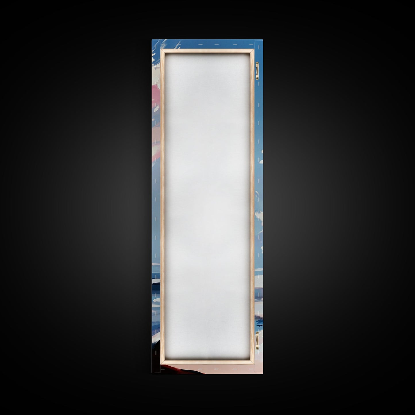 Ocean Wave Painting, Coastal Wall Art, Beach House Decor, Abstract Seascape, Nautical Art, Modern Living Room, Framed Canvas Print