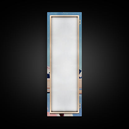 Serene Reflection, Minimalist Art, Boho Home Decor, Canvas Print, Living Room Wall Art, Modern Landscape, Beach House Aesthetic