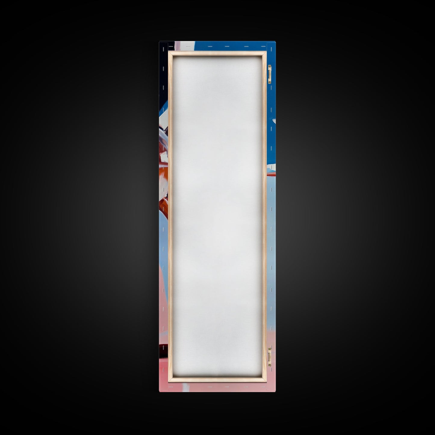 Sunburst Reflection, Abstract Sun, Pastel Art, Framed Canvas Print, Modern Wall Art, Minimalist Decor, Boho Sun Art, Entryway Wall Art