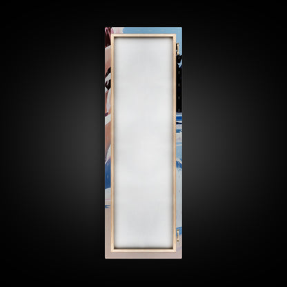 Waterfall Scene, Sunset Cascade, Nature Landscape, Framed Canvas Print, Adventure Art, Outdoor Escape, Mountain Home Decor, Office Wall Art