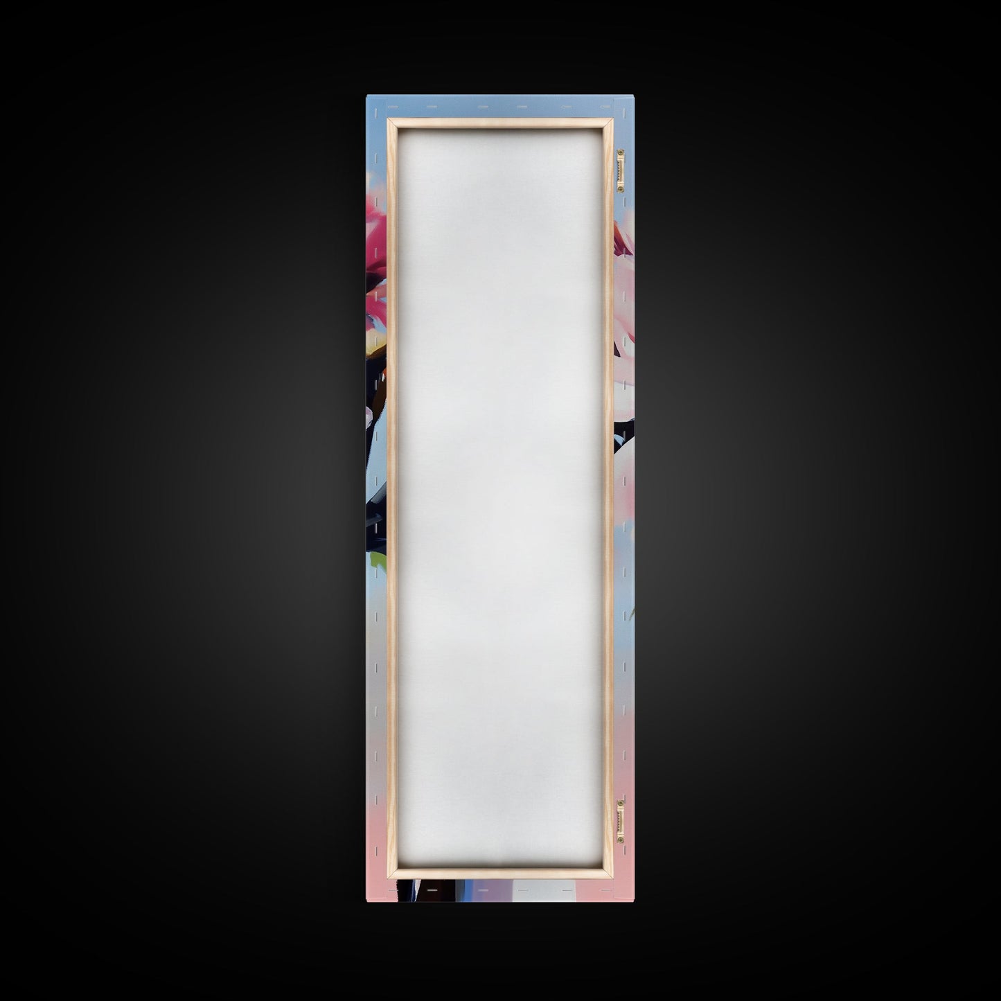 Soft Petals, Pink Floral, Spring Blooms, Canvas Print, Romantic Wall Art, Boho Flower Decor, Feminine Aesthetic, Bedroom Wall Art