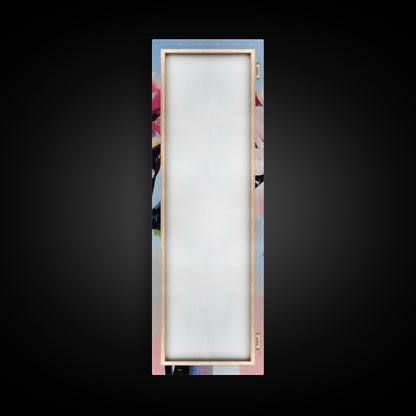 Soft Petals, Pink Floral, Spring Blooms, Canvas Print, Romantic Wall Art, Boho Flower Decor, Feminine Aesthetic, Bedroom Wall Art