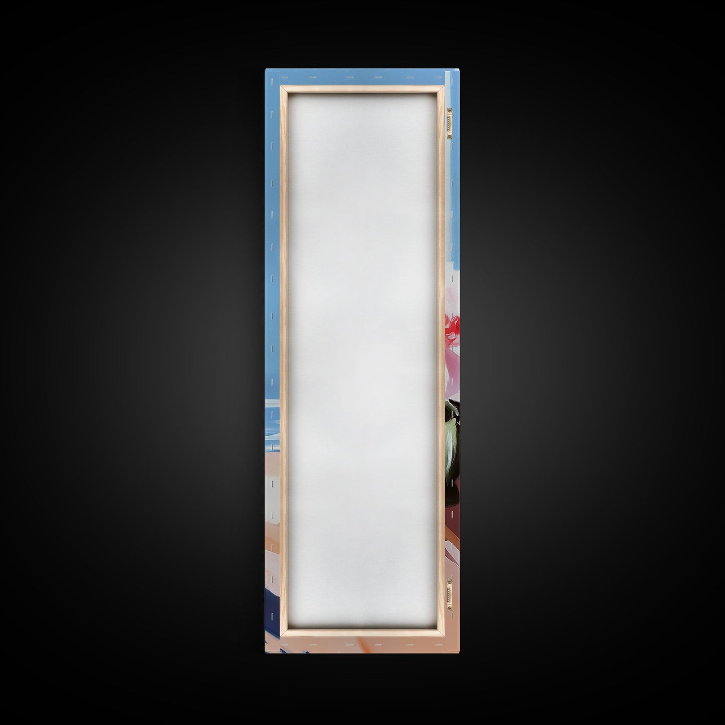 Pink Blooms, Floral Wall Art, Coastal Flower Decor, Living Room Print, Nature Art, Modern Botanical, Canvas Print, Minimalist Art