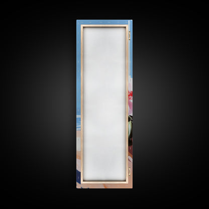 Pink Blooms, Floral Wall Art, Coastal Flower Decor, Living Room Print, Nature Art, Modern Botanical, Canvas Print, Minimalist Art