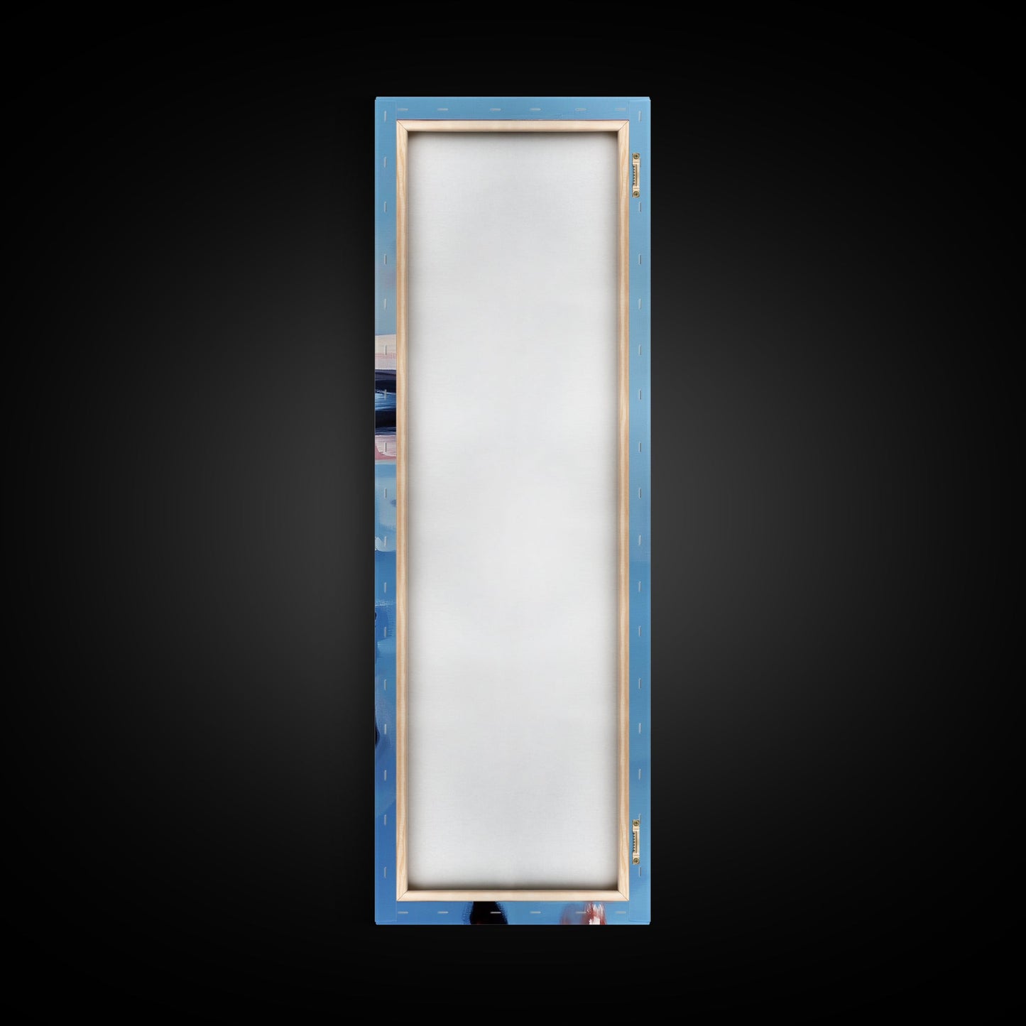 Dock Reflection, Nautical Decor, Seaside Wall Art, Canvas Print, Minimalist Art, Coastal Aesthetic, Blue Wall Art, Modern Home Decor