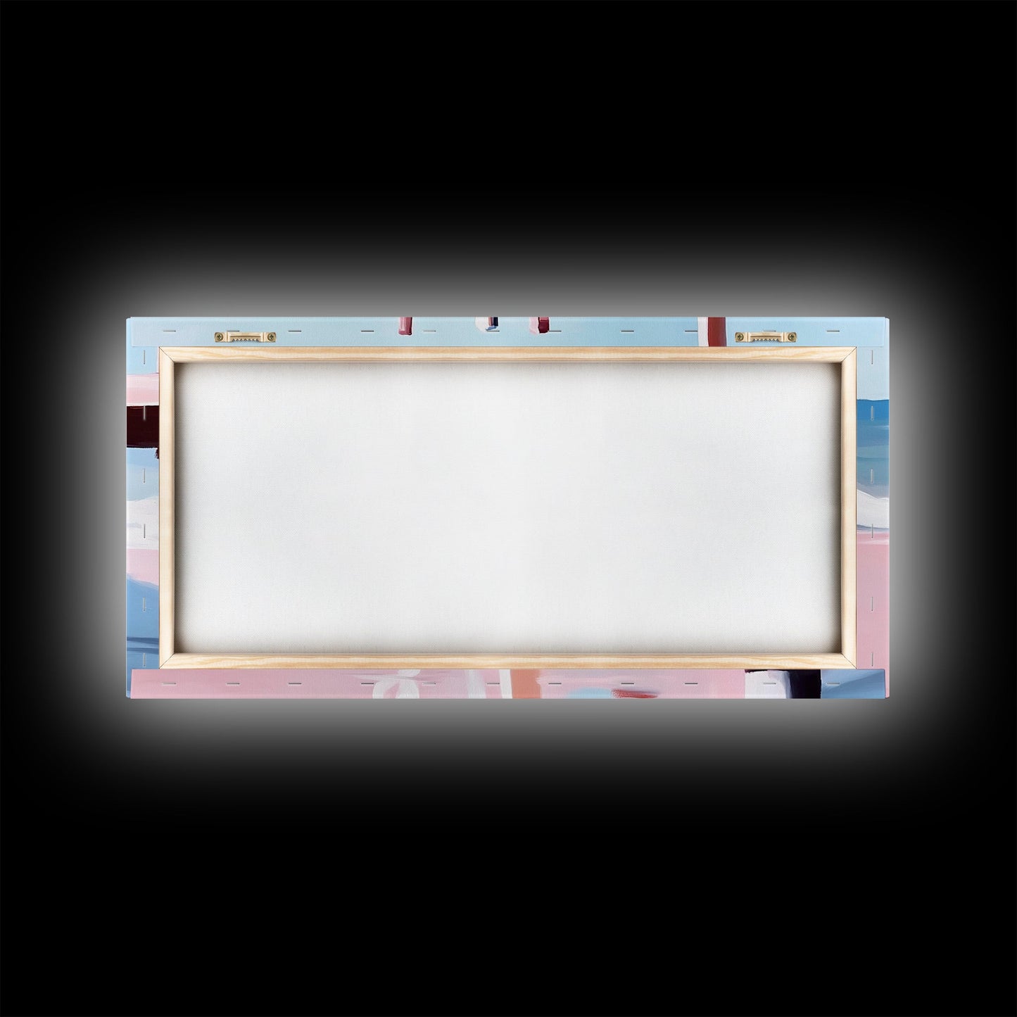 Strandpier-Gemälde, Küstenlandschaft, maritime Kunst, minimalistische moderne Ästhetik, entspannende sommerliche Wanddekoration, Leinwanddruck