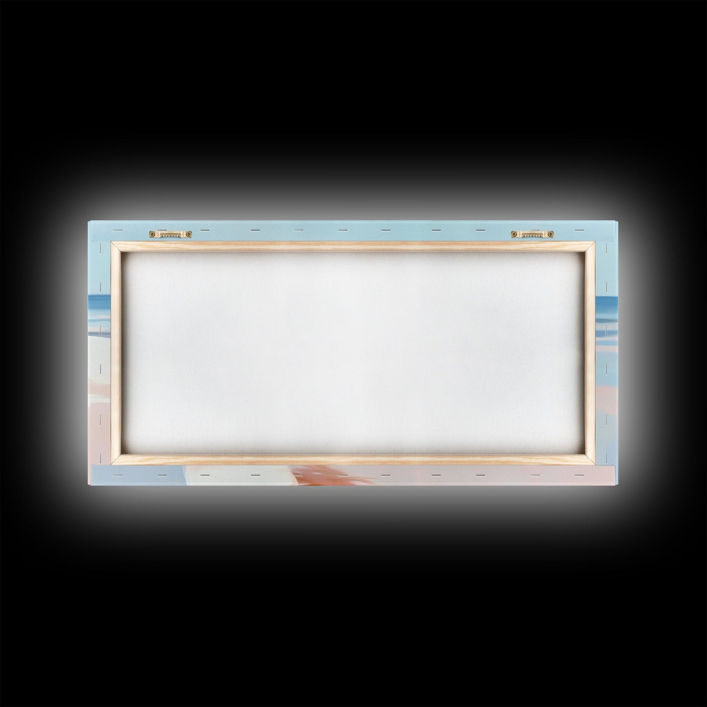 Beach Boat, Ocean Reflection, Coastal Calm, Canvas Print, Minimalist Nautical Art, Summer Home Decor, Living Room Wall Art, Tranquil Vibes