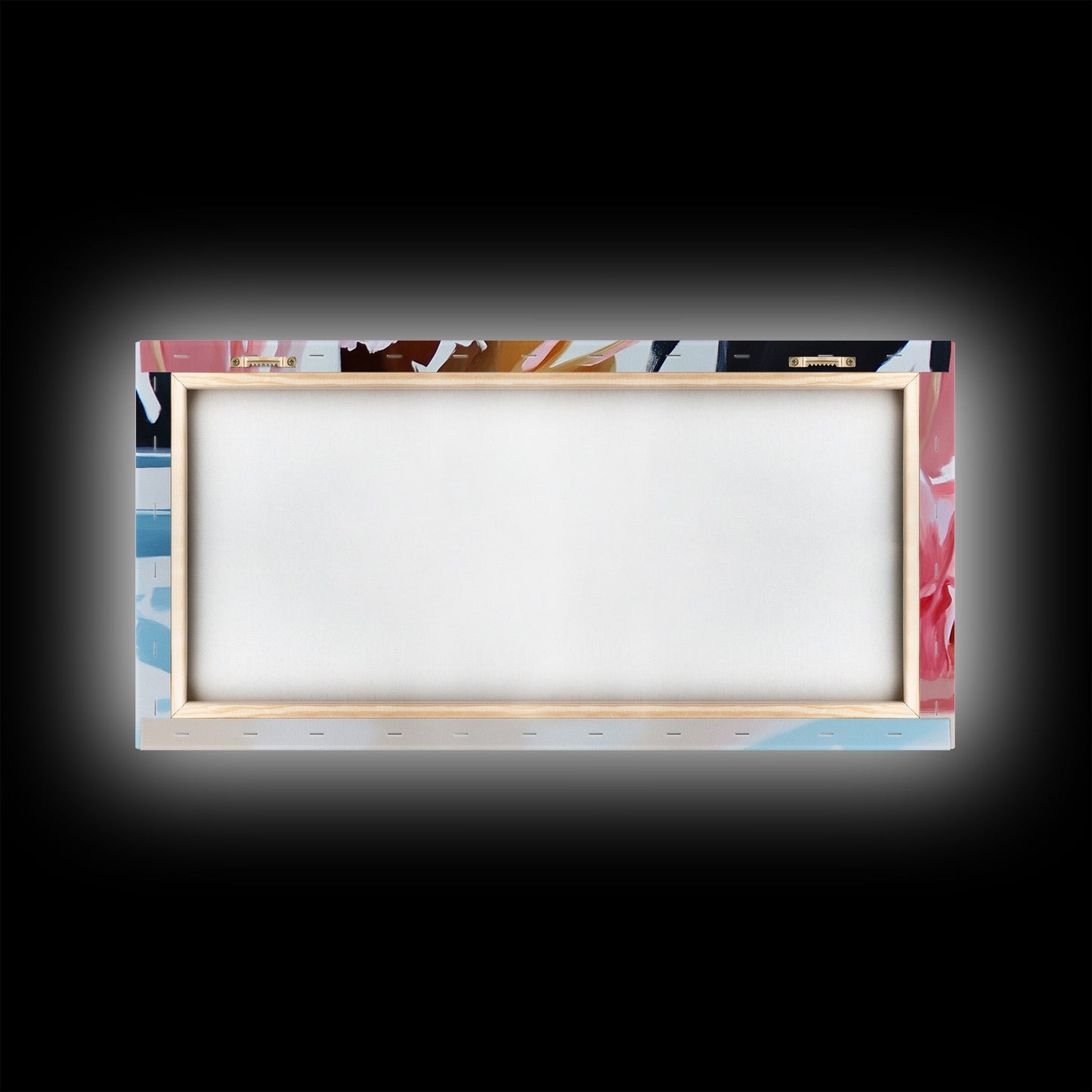 Blossom Beach, Floral Seascape, Coastal Art, Pastel Wall Decor, Living Room Art, Canvas Print, Minimalist Nature Painting, Tranquil Artwork