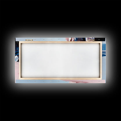 Reflections, Winter Seascape, Arctic Art, Canvas Print, Coastal Wall Decor, Living Room Art, Minimalist Landscape, Nature Painting