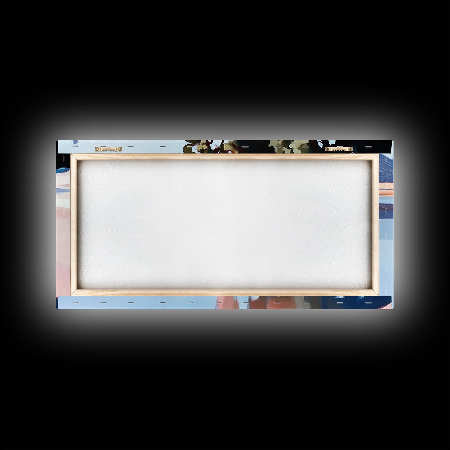 Küstenbaum, Dachüberstand, Leinwanddruck, vom Meer inspirierte Dekoration, moderne Strandwandkunst, pastellfarbene Meereslandschaft, ruhige Szenerie, tropisches Flair