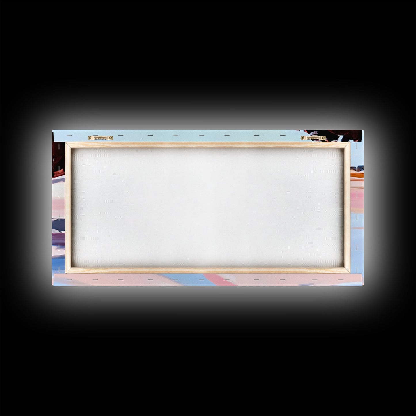 Klippen, Wasser, Spiegelung, Leinwanddruck, Küstenkunst, zeitgenössisches Seestück, Küstenansicht, Pastelllandschaft, Meeresdekor