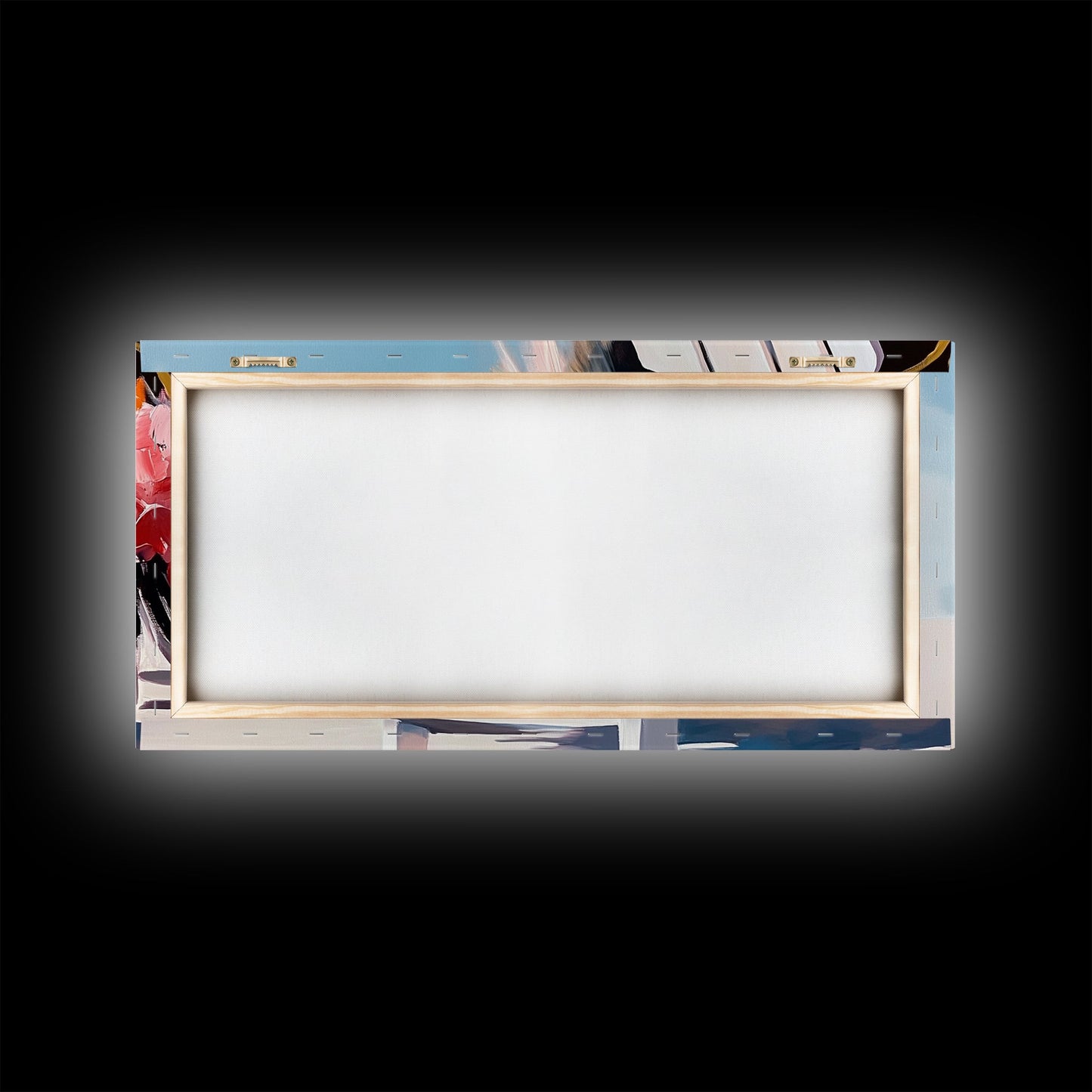 Strandstuhl, Sommerentspannung, Küstenkunst für draußen, Urlaubsästhetik, tropische Wohndekoration, minimalistische Pastellfarben, Leinwanddruck, Terrasse