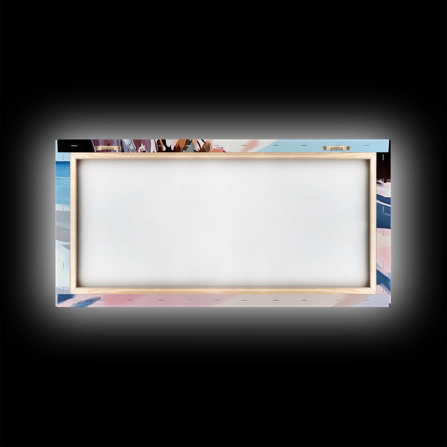 Meeresküste, Felsstrand, blaue Wellen, Leinwanddruck, moderne Küstenkunst, Strandhausdeko, Wandbild fürs Wohnzimmer, minimalistisches Meeresbild