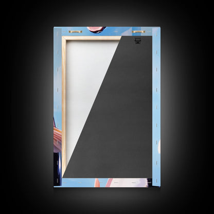 Bass Fish, Fishing Wall Art, Nautical Decor, Sport Fishing, Canvas Print, Coastal Home, Lake House Decor, Rustic Cabin, Ocean Inspired