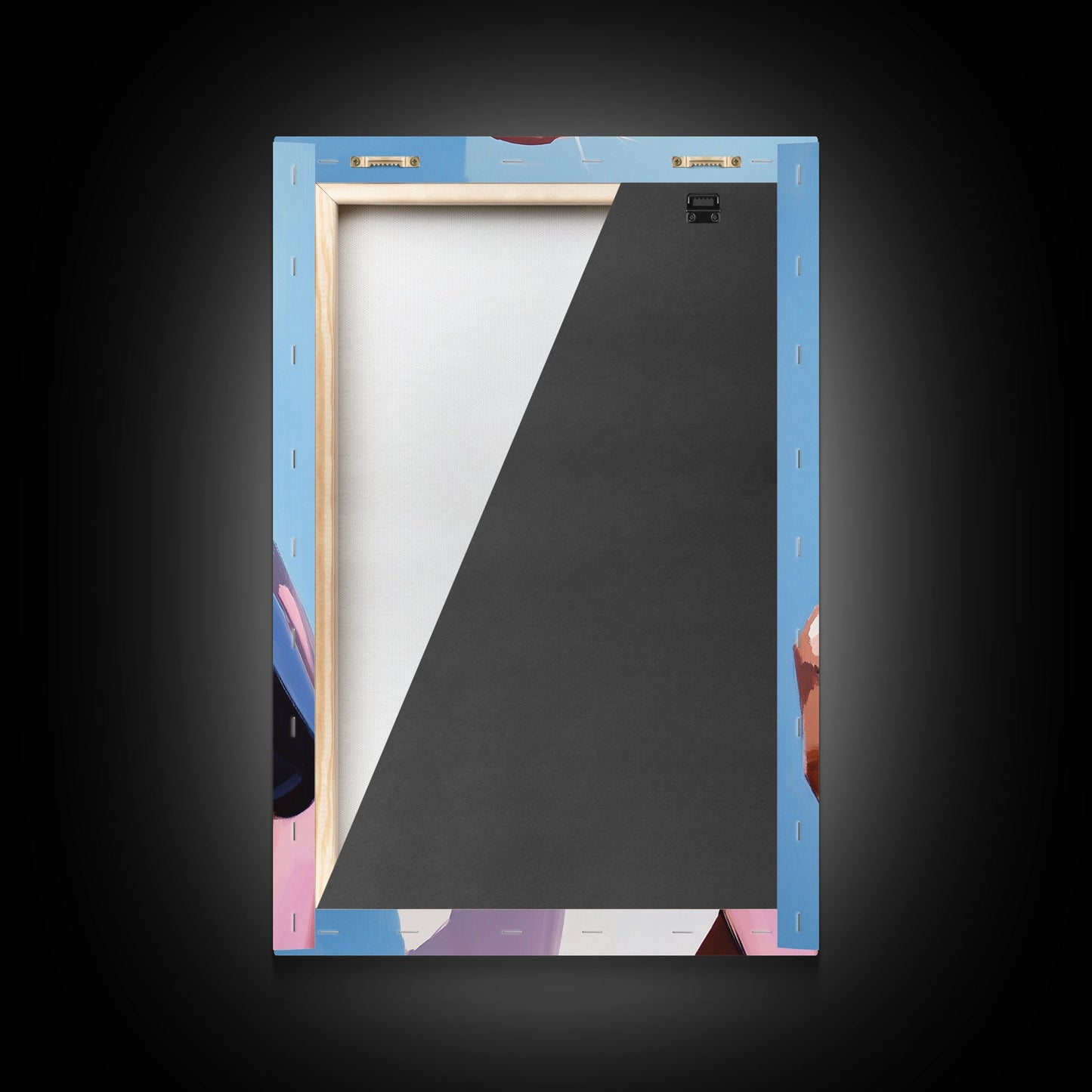 Otter Portrait, Animal Lover Gift, Cute Wildlife Art, Whimsical Decor, Framed Canvas Print, Playful Wall Art, Bedroom Artwork