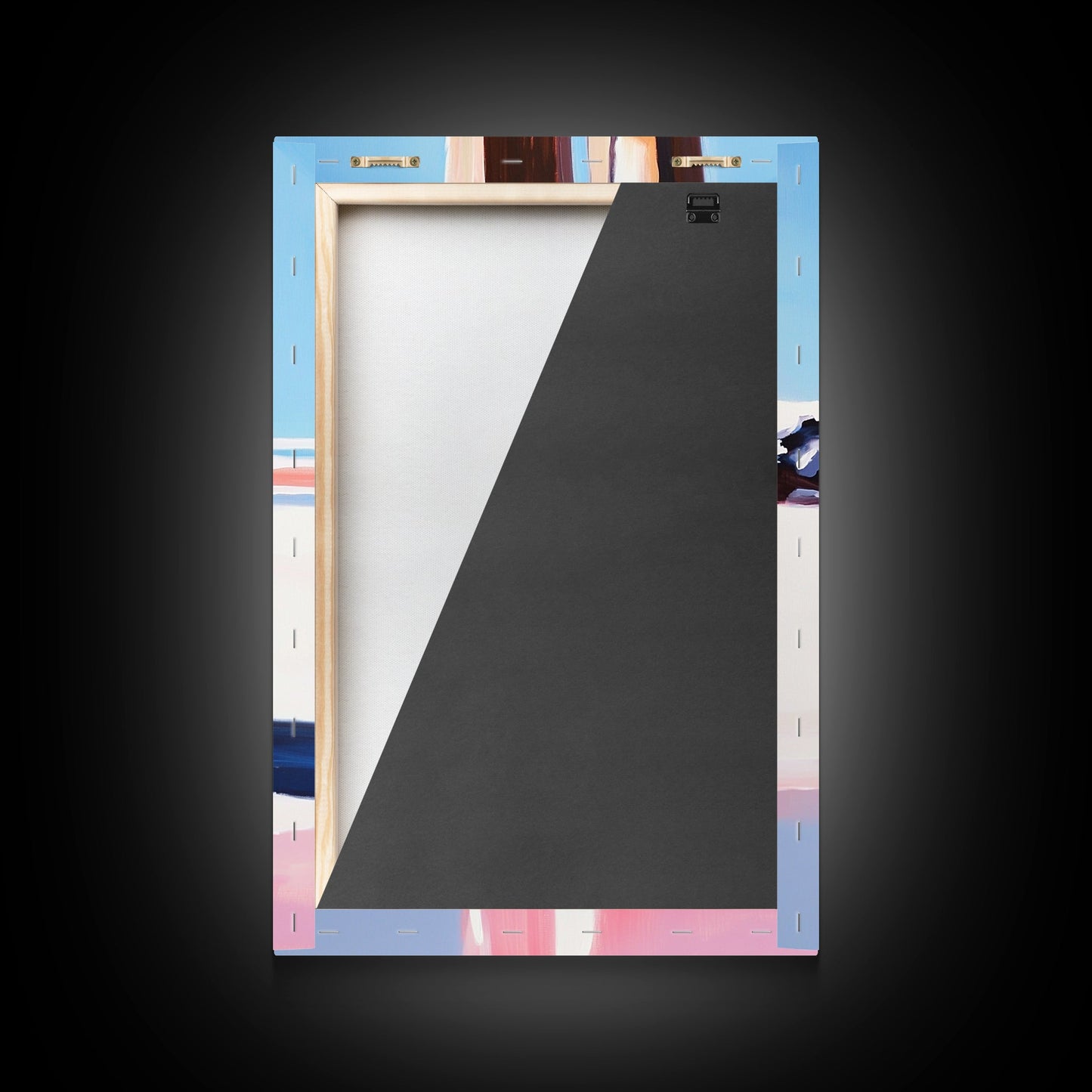 Wooden Pilings, Nautical Seaside Art, Framed Canvas Print, Coastal Minimalist Decor, Beach House Painting, Rustic Ocean Artwork