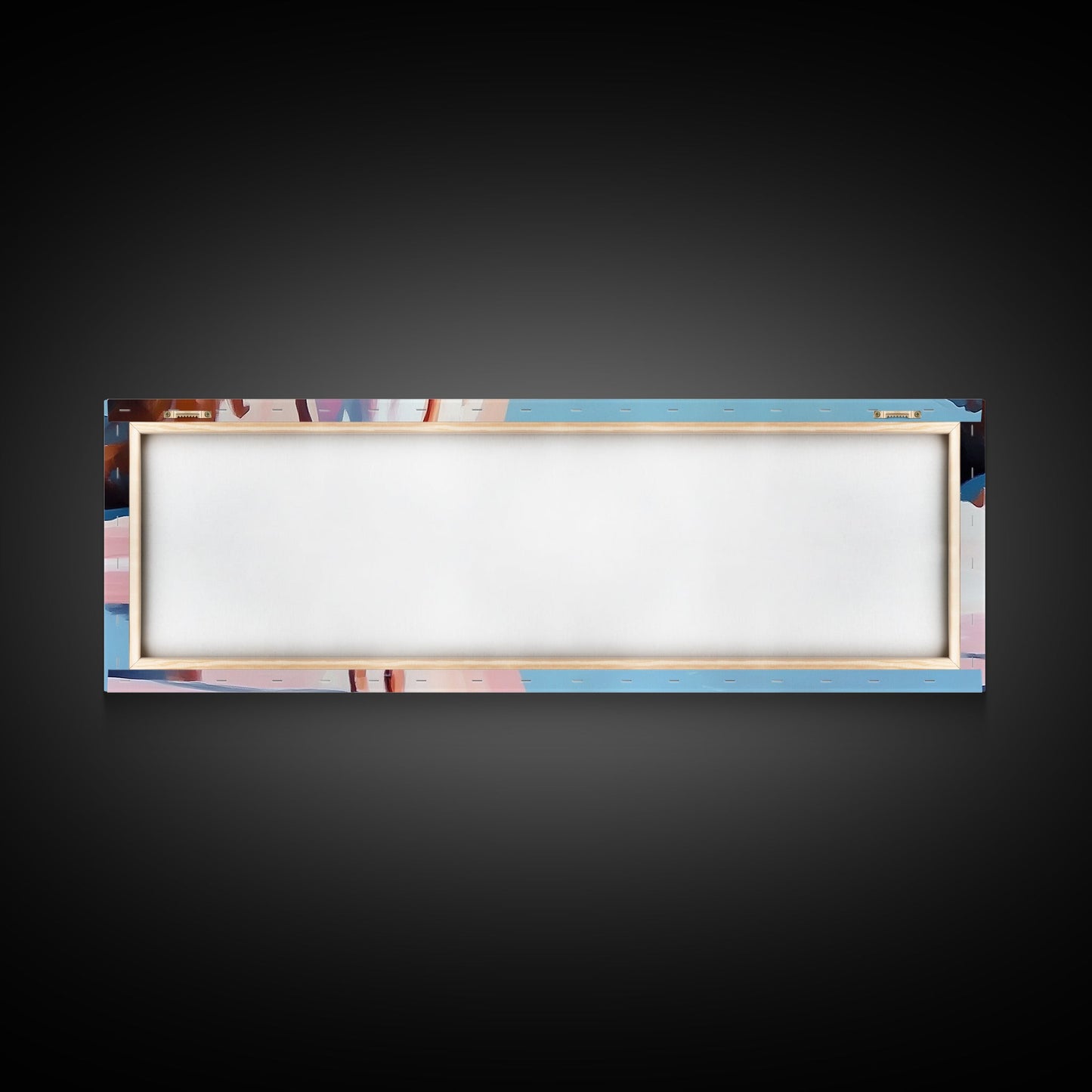 Desert Mirage, Ethereal Landscape, Sunlit Horizon, Framed Canvas Print, Pastel Canyon Scene, Boho Wall Decor, Minimalist Western Art