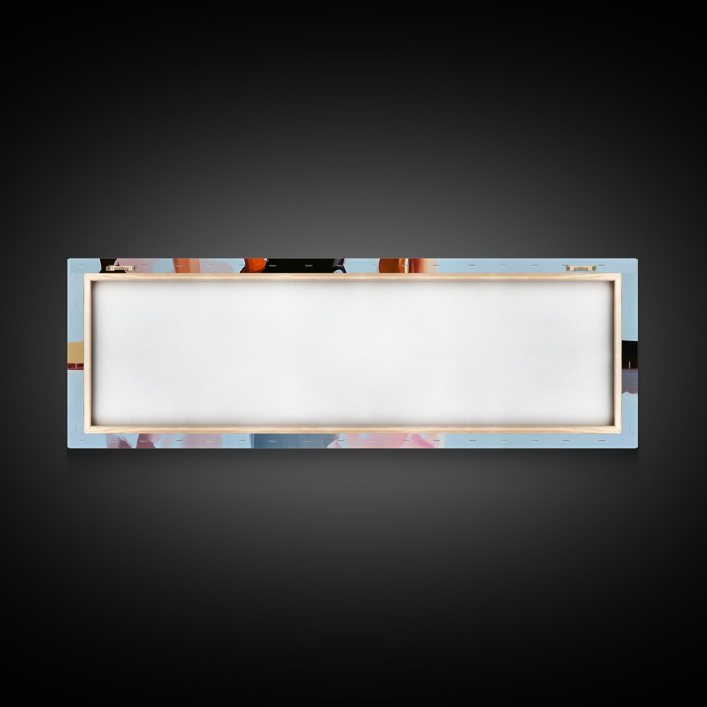 Floral Reflections, Pink Blossoms, Water Mirror, Framed Canvas Print, Feminine Wall Art, Elegant Bedroom Decor, Pastel Aesthetic