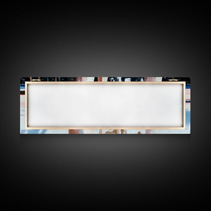 Tree Reflections, Water Reflection, Earthy Tones, Canvas Print, Minimalist Wall Art, Nature Inspired Decor, Modern Home Aesthetic