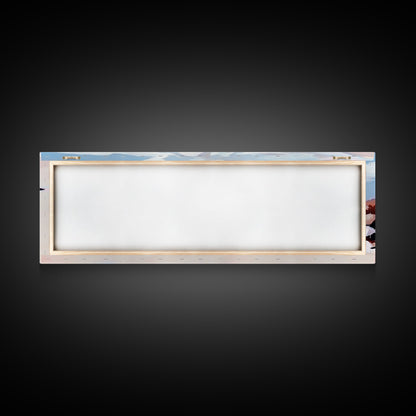 Beach Rocks, Ocean, Shore, Canvas Print, Coastal Art, Relaxing Summer Decor, Minimalist Artwork, Bedroom or Bathroom Wall Art