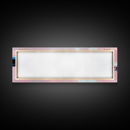 Nautical Rope, Maritime Charm, Coastal Decor, Framed Canvas Print, Ocean-Inspired Art, Minimalist Wall Art, Seaside Home Design