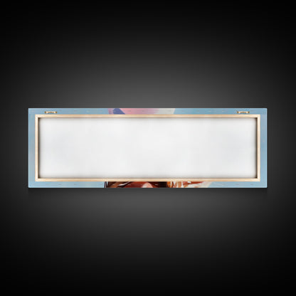 Sun Hat, Fashion Art, Glamorous Woman, Feminine Painting, Summer Aesthetic, Modern Chic, Bedroom Wall Decor, Framed Canvas Print