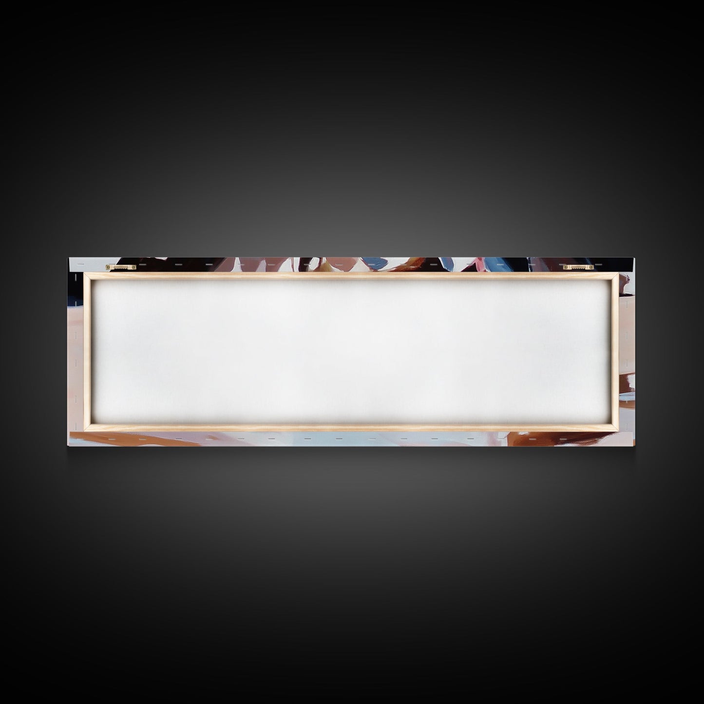 River Rocks, Water Reflection, Nature Landscape, Framed Canvas Print, Earthy Wall Art, Minimalist Zen Painting, Calming Home Decor