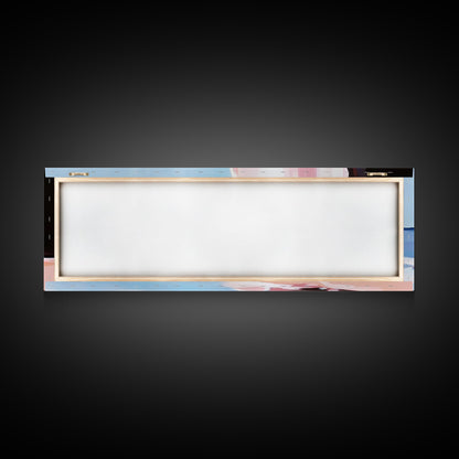 Waves, Beach Reflection, Seaside Serenity, Minimalist Decor, Framed Canvas Print, Coastal Aesthetic, Nautical Art, Living Room Wall Art