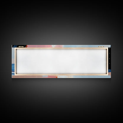 Ocean Sunset, Serene Beach, Coastal Decor, Canvas Print, Dreamy Seascape, Living Room Wall Art, Pastel Wall Art, Relaxing Artwork